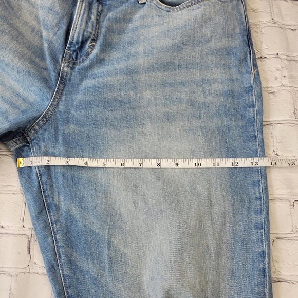 ANA A New Approach Woman’s Mid Rise Boyfriend Jeans light blue distressed 14 - Picture 13 of 13